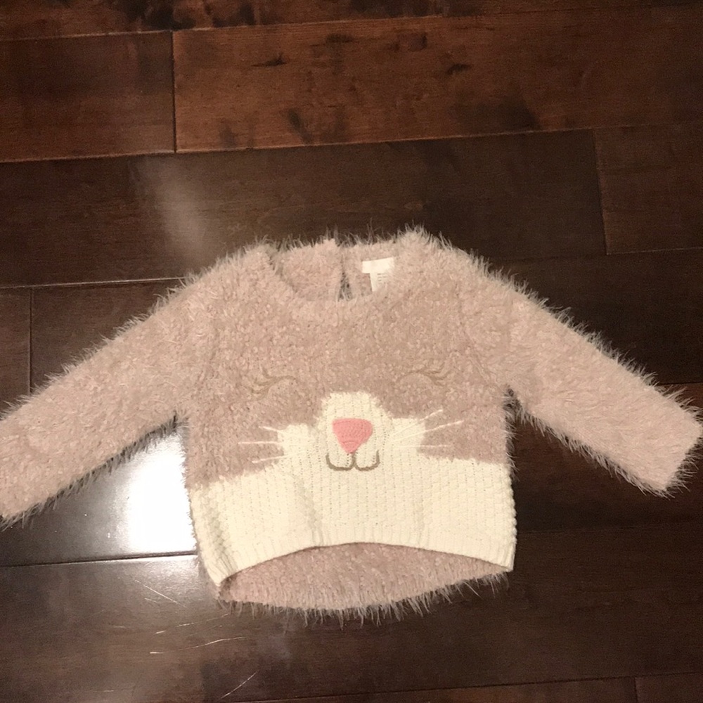 NWOT Baby Girl Kitty Sweater